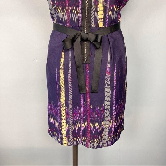 𝅺bebop Cap Sleeve Self Tie Pocket Pleated Dress - Picture 8 of 13